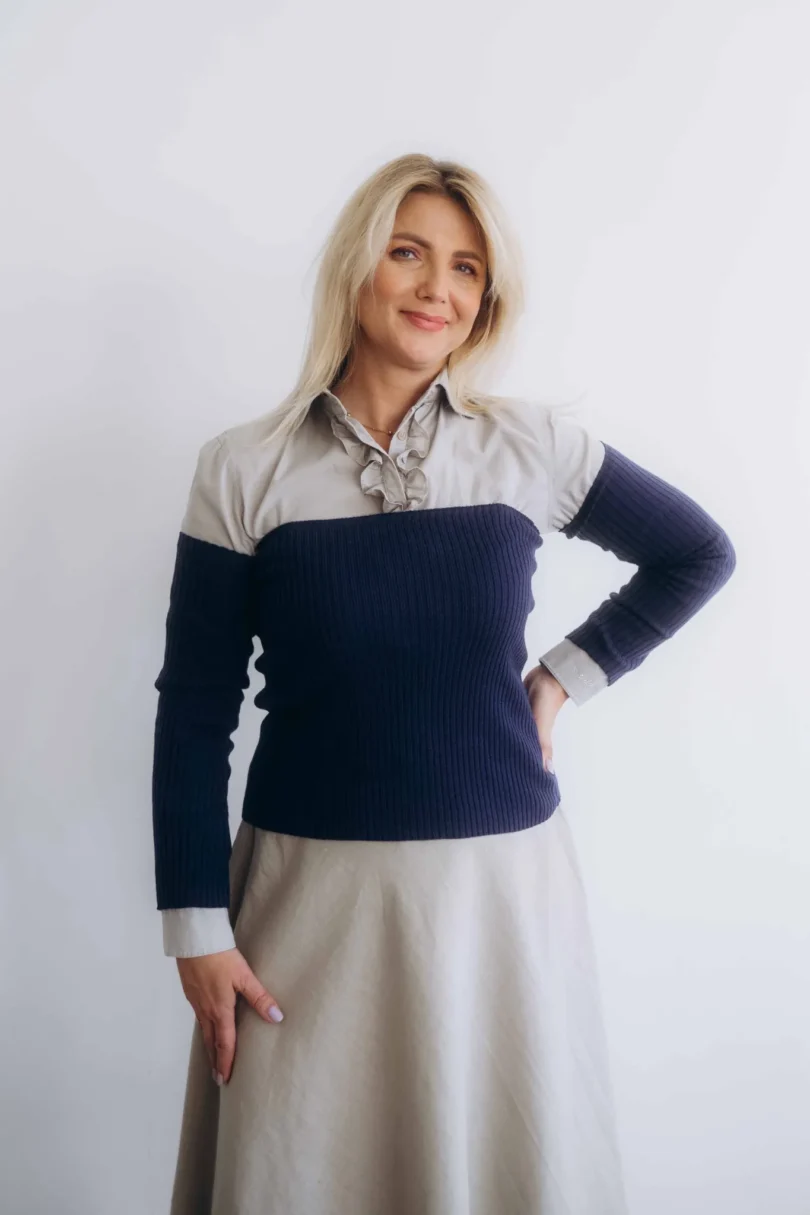 Dámske oblečenie dvojset SIGHRITH tmavomodrý – pohľad spredu