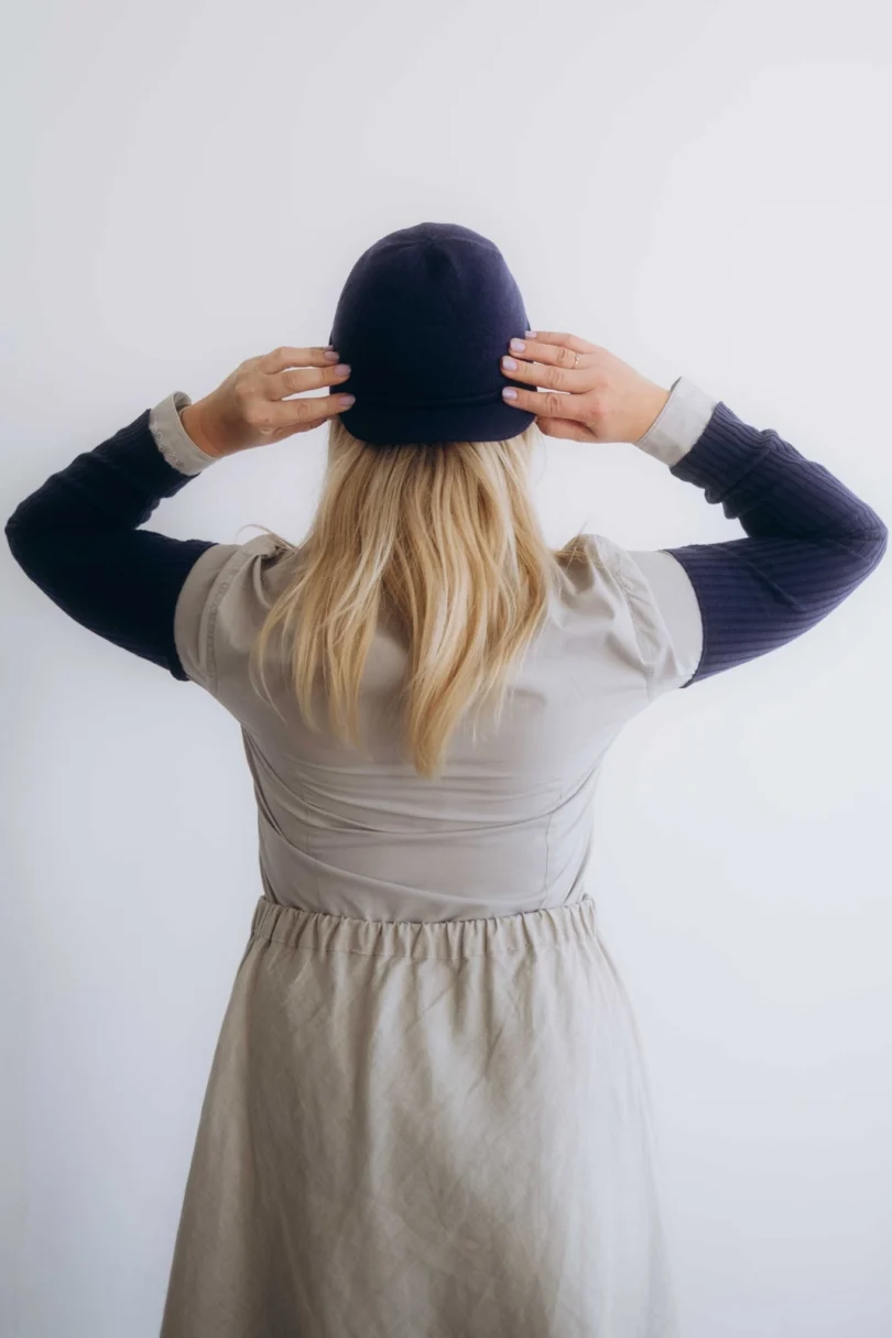 Dámske oblečenie dvojset RAGBBORG tmavomodrý – zadný pohľad.